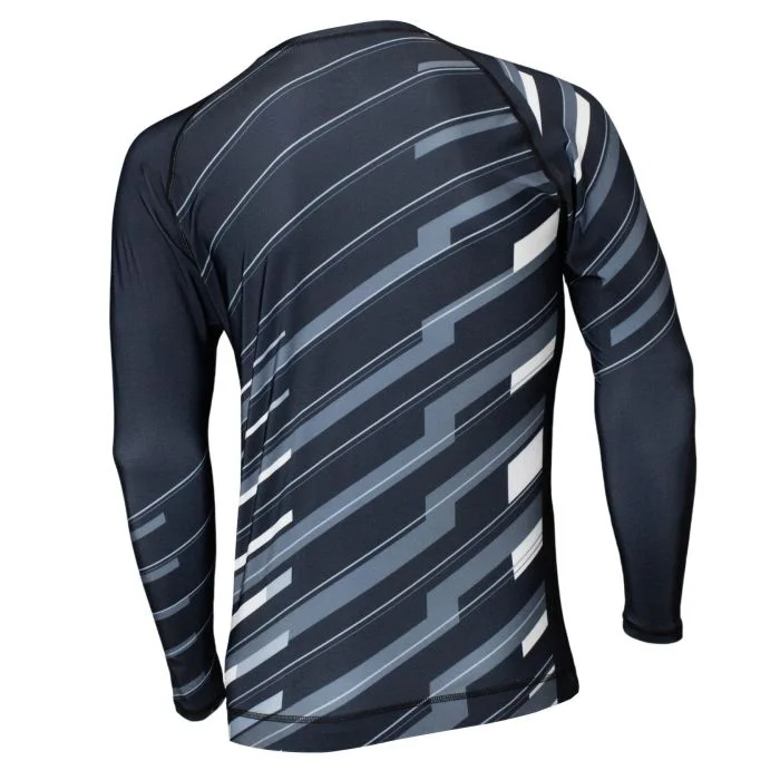 Реальное фото Рашгард BoyBo Movement grey MMA взрослый  6866 от магазина Спортев