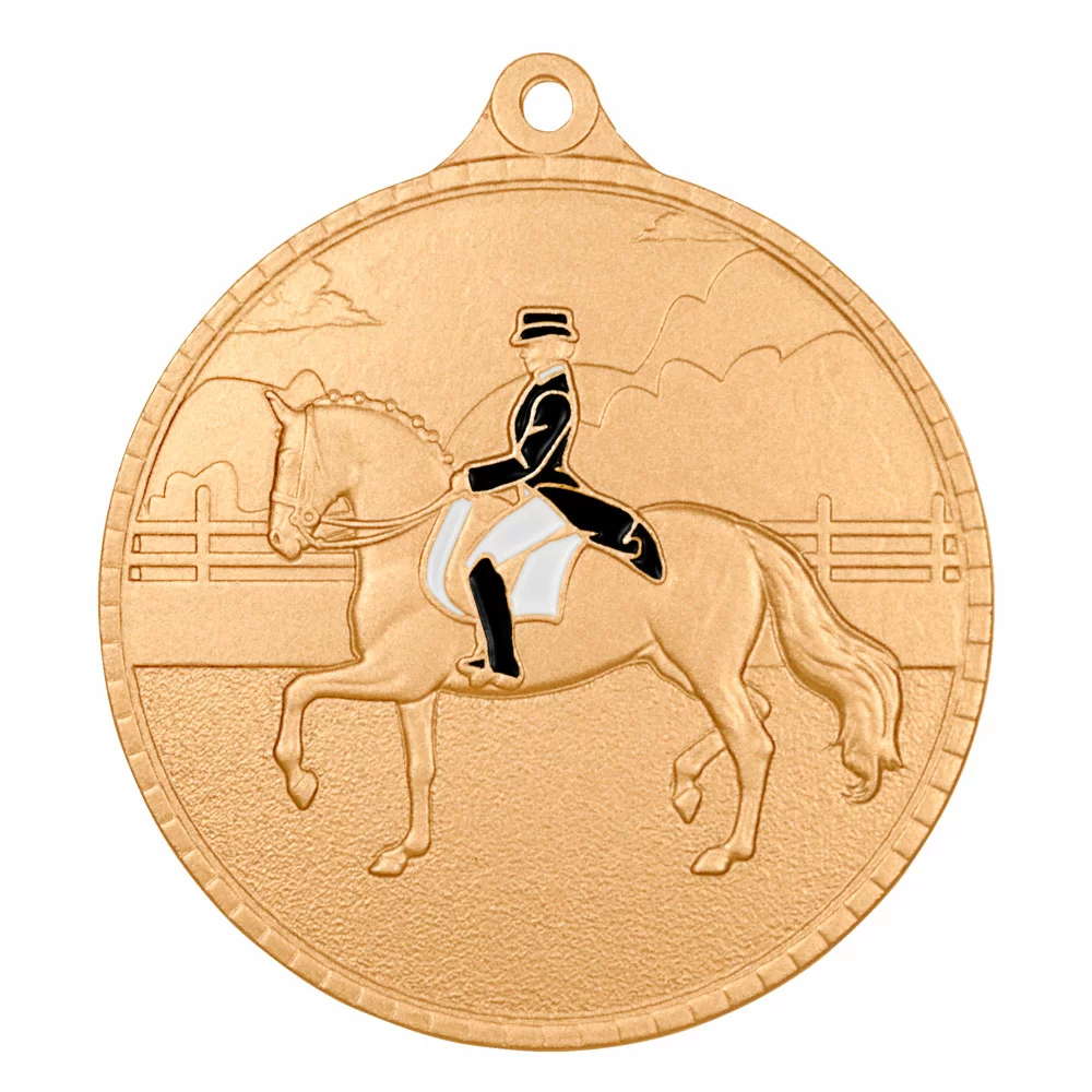 Реальное фото Медаль MZP 596-55/В конный спорт (D-55мм, s-2 мм) от магазина Спортев
