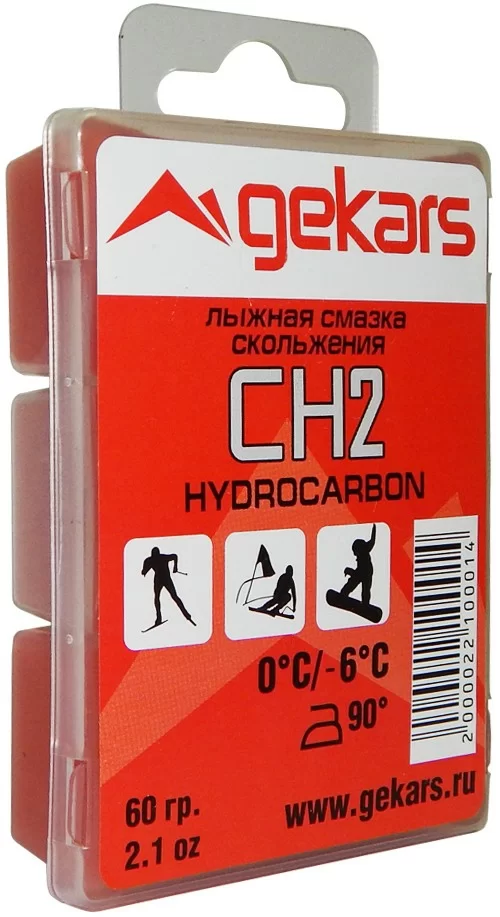 Реальное фото Парафин/мазь скольжения Gekars Pro Hydrocarbon СН2 0..-6°С 60 г в пласт.упаковке 2495 от магазина Спортев