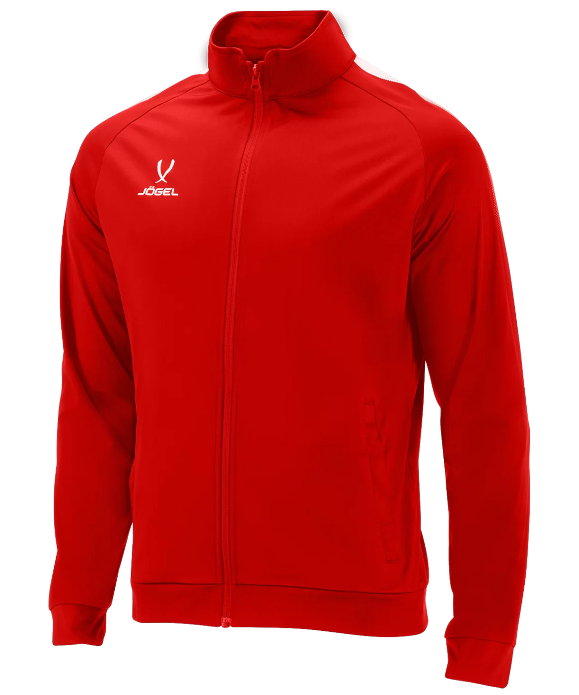 Реальное фото Олимпийка CAMP Training Jacket FZ, красный, детский Jögel от магазина Спортев