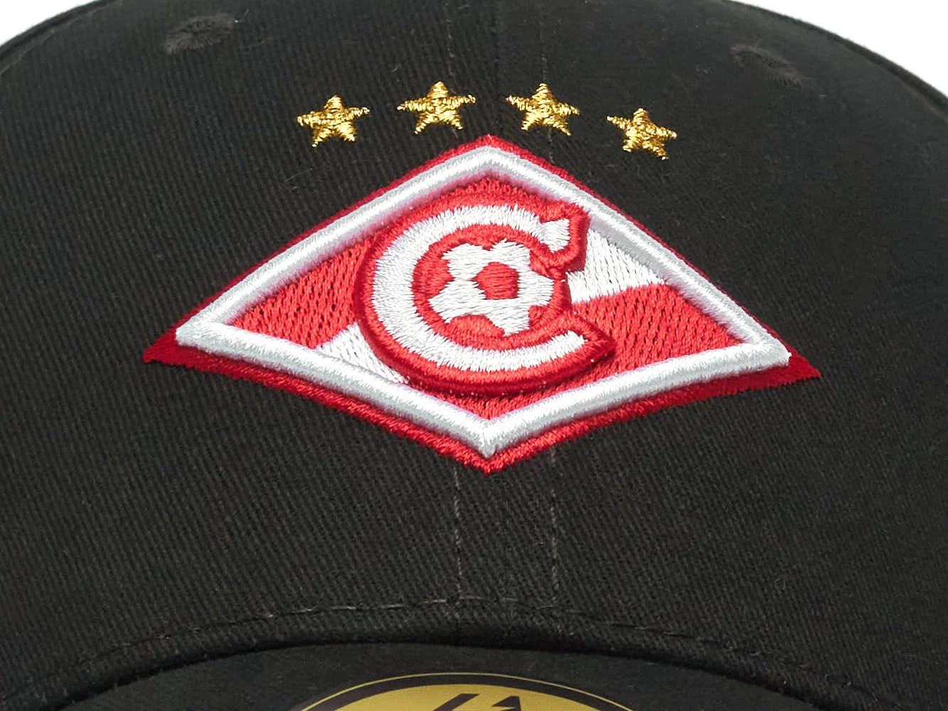 Реальное фото Бейсболка ФК Спартак черная р.59-62 120362 от магазина Спортев