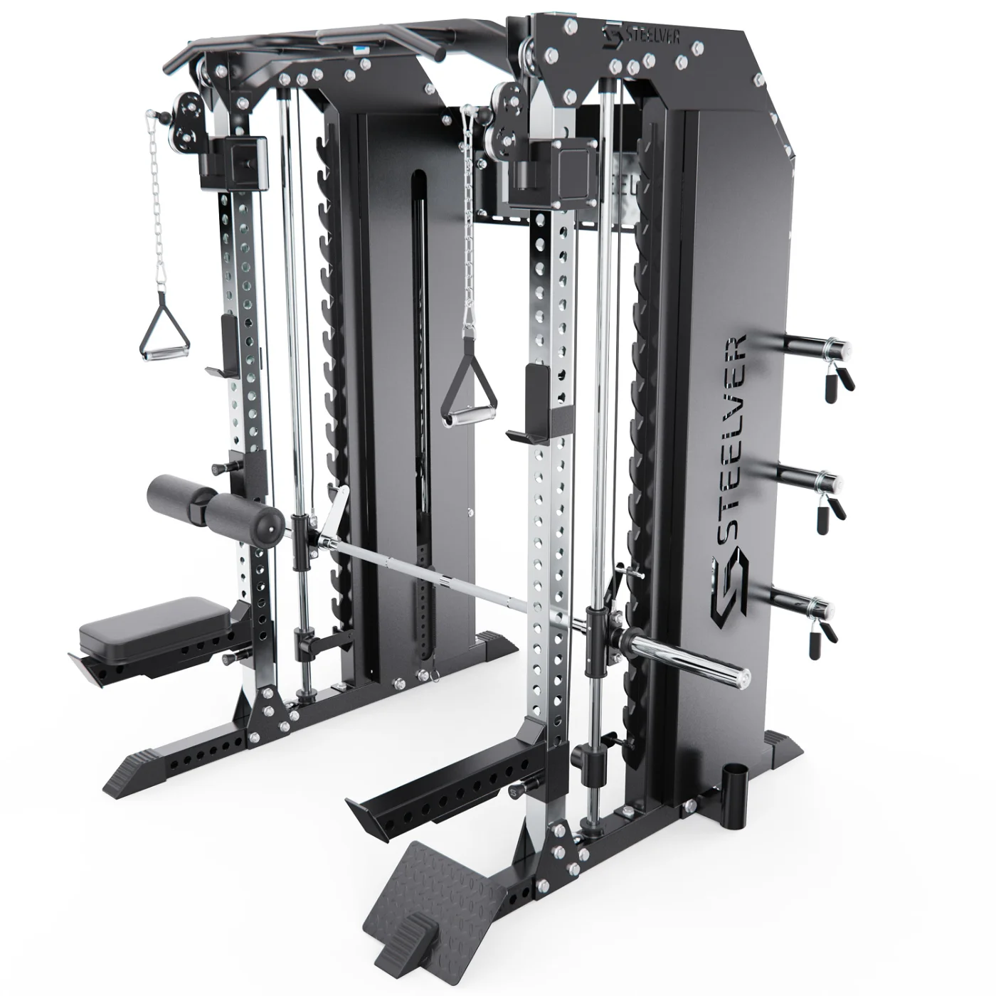 Реальное фото Мультистанция, машина Смита Steelver  SV9201 от магазина Спортев
