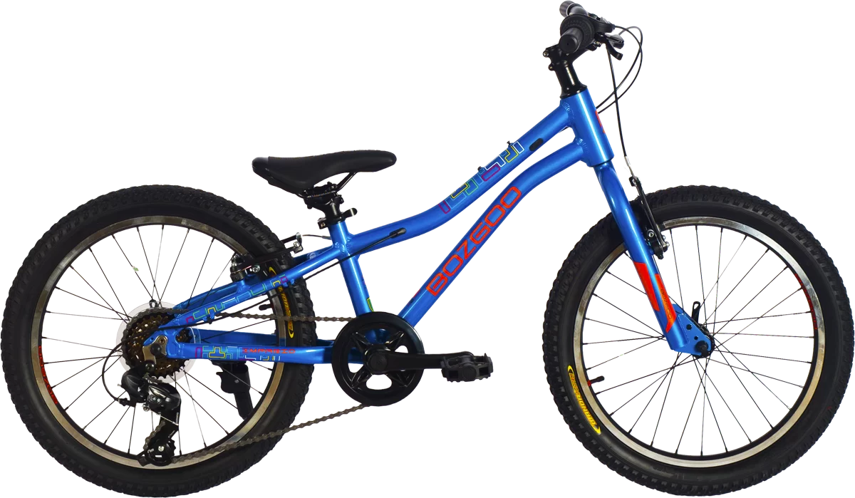 Реальное фото Велосипед BOZGOO Impario 20" синий/оранжевый 24356 от магазина Спортев