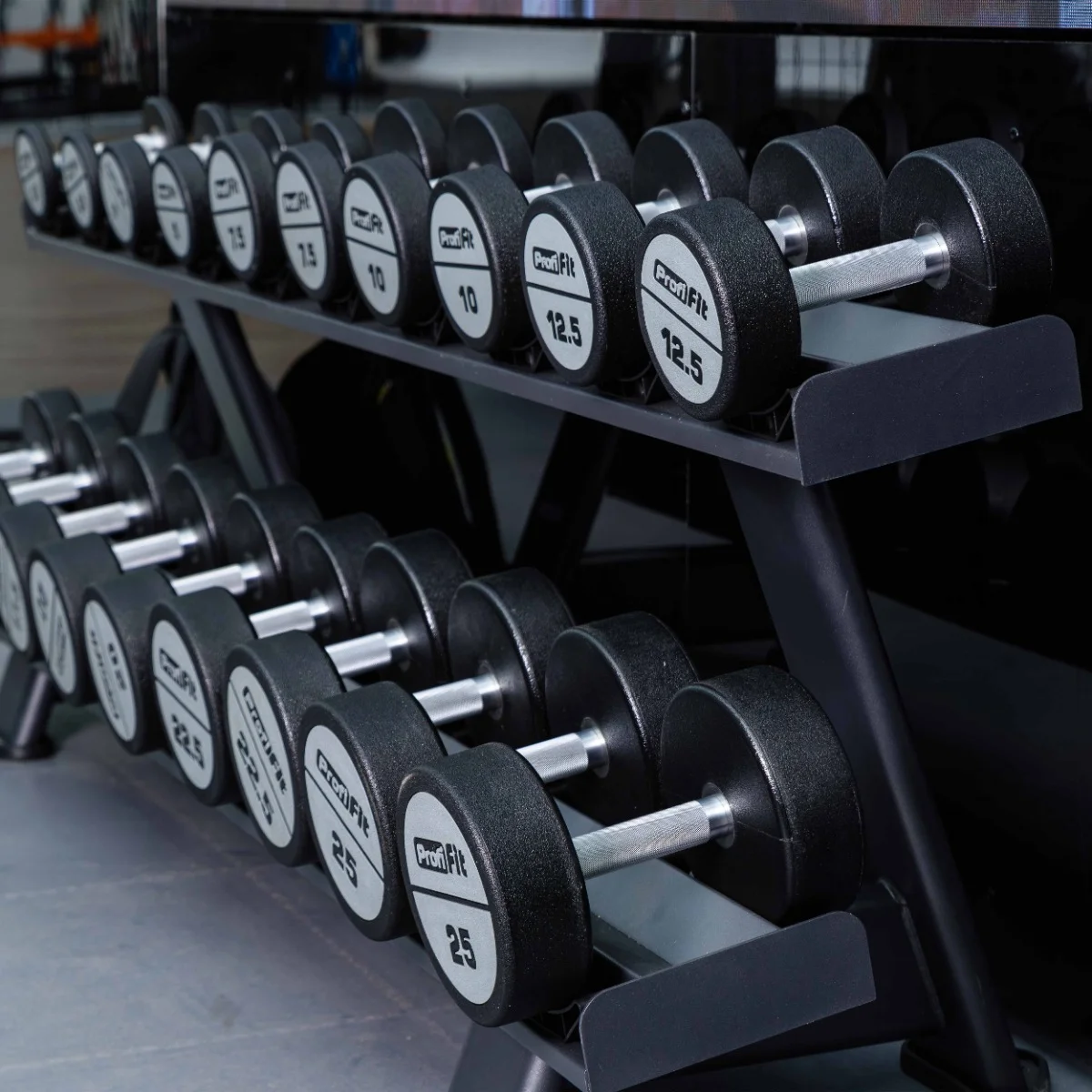 Реальное фото E7077 Стойка для гантелей РАСПРОДАЖА склад Москва от магазина Спортев