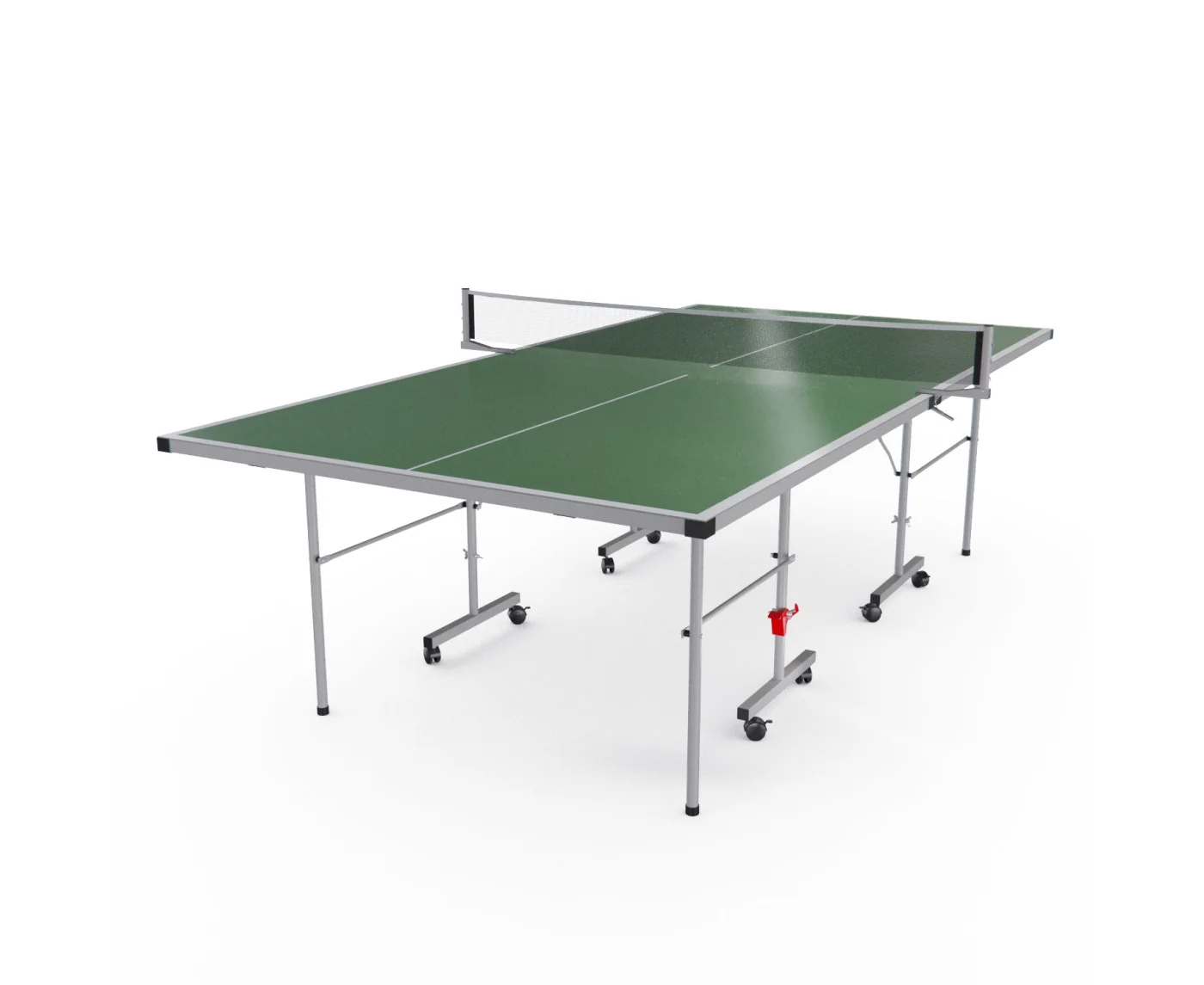 Реальное фото Теннисный стол DFC TORNADO, 4 мм, зеленый, с сеткой S600G от магазина Спортев