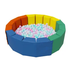 Сухой бассейн Romana «16 граней» (стандартный), 300 шариков (Pink mix) ДМФ-МК-14.19.01 (стандартный)