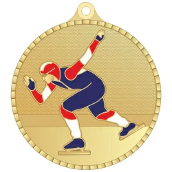 Медаль MZP 633-55/G конькобежный спорт (D-55мм, s-2 мм)
