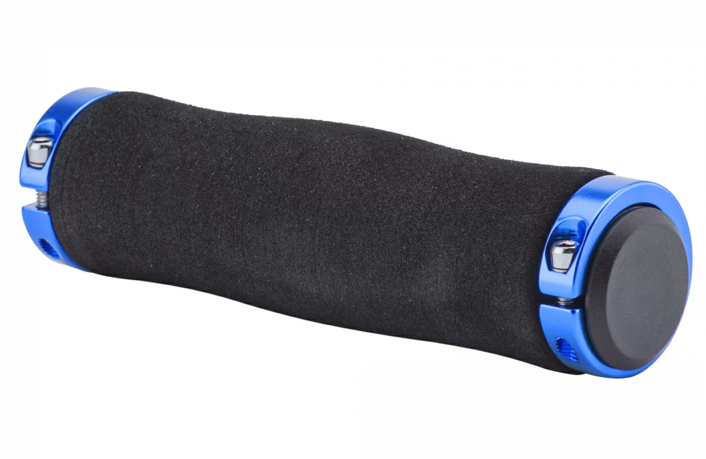 Реальное фото Грипсы XH-GN02BL 130 мм черные, материал EVA, синие кольца 150241 от магазина Спортев
