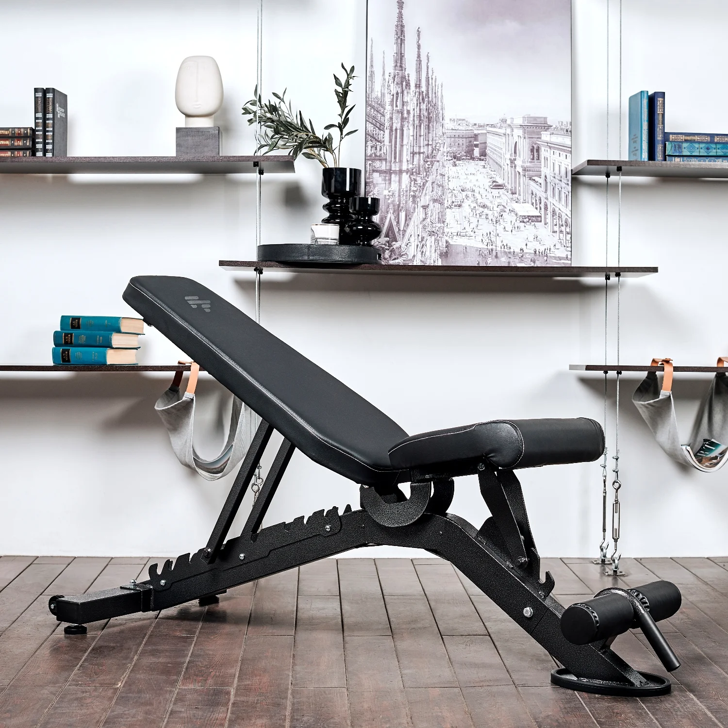 Реальное фото Cкамья силовая универсальная DFC D399 от магазина Спортев