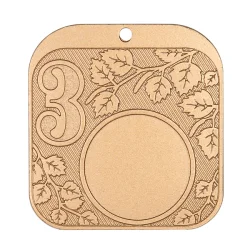 Медаль MZP 502-60/BM 3 место (50х55мм, s-2 мм)