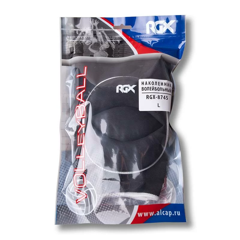 Реальное фото Наколенники волейбольные RGX-8745 black от магазина СпортЕВ