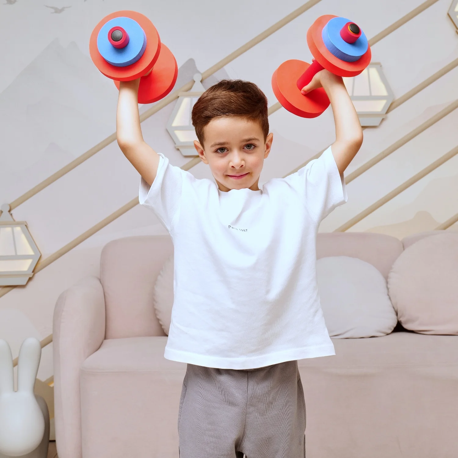 Реальное фото Гантели детские DFC (комплект 2 шт) VT-2009 от магазина Спортев