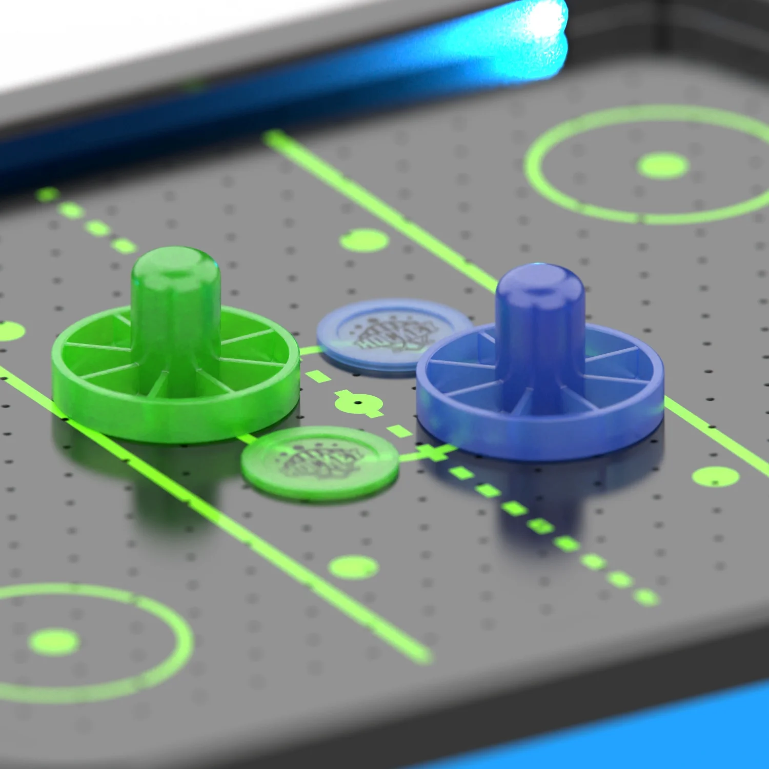 Реальное фото Игровой стол - аэрохоккей DFC SB-AT-2711 от магазина Спортев