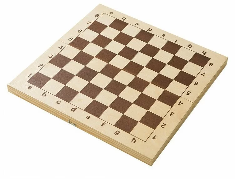 Реальное фото Шахматная доска гроссмейстерская Ш-4 от магазина Спортев