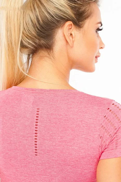 Футболка Pro-Fit LF005 pink Реальное фото Футболка Pro-Fit LF005 pink от магазина Спортев