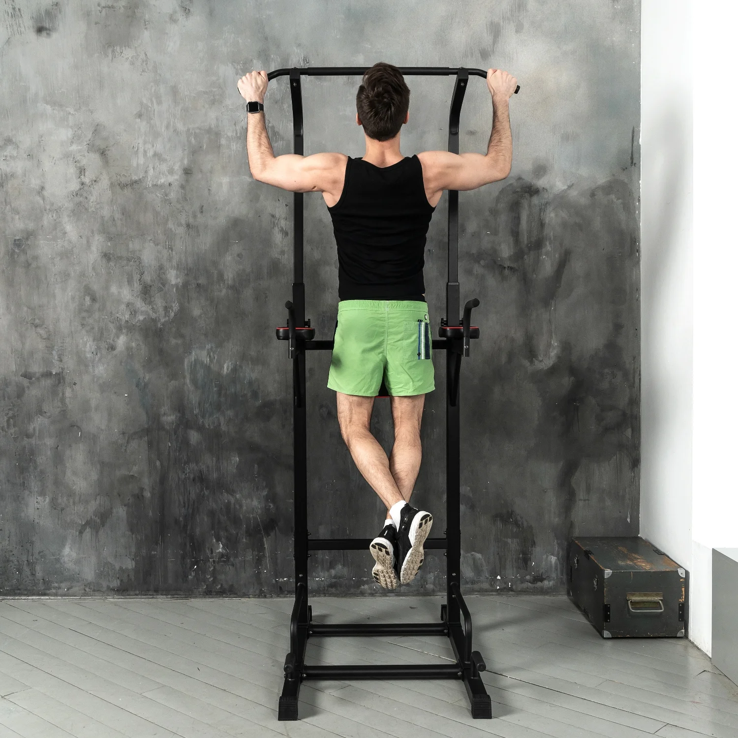 Реальное фото Турник-брусья DFC Power Tower G-ADVENOR от магазина Спортев