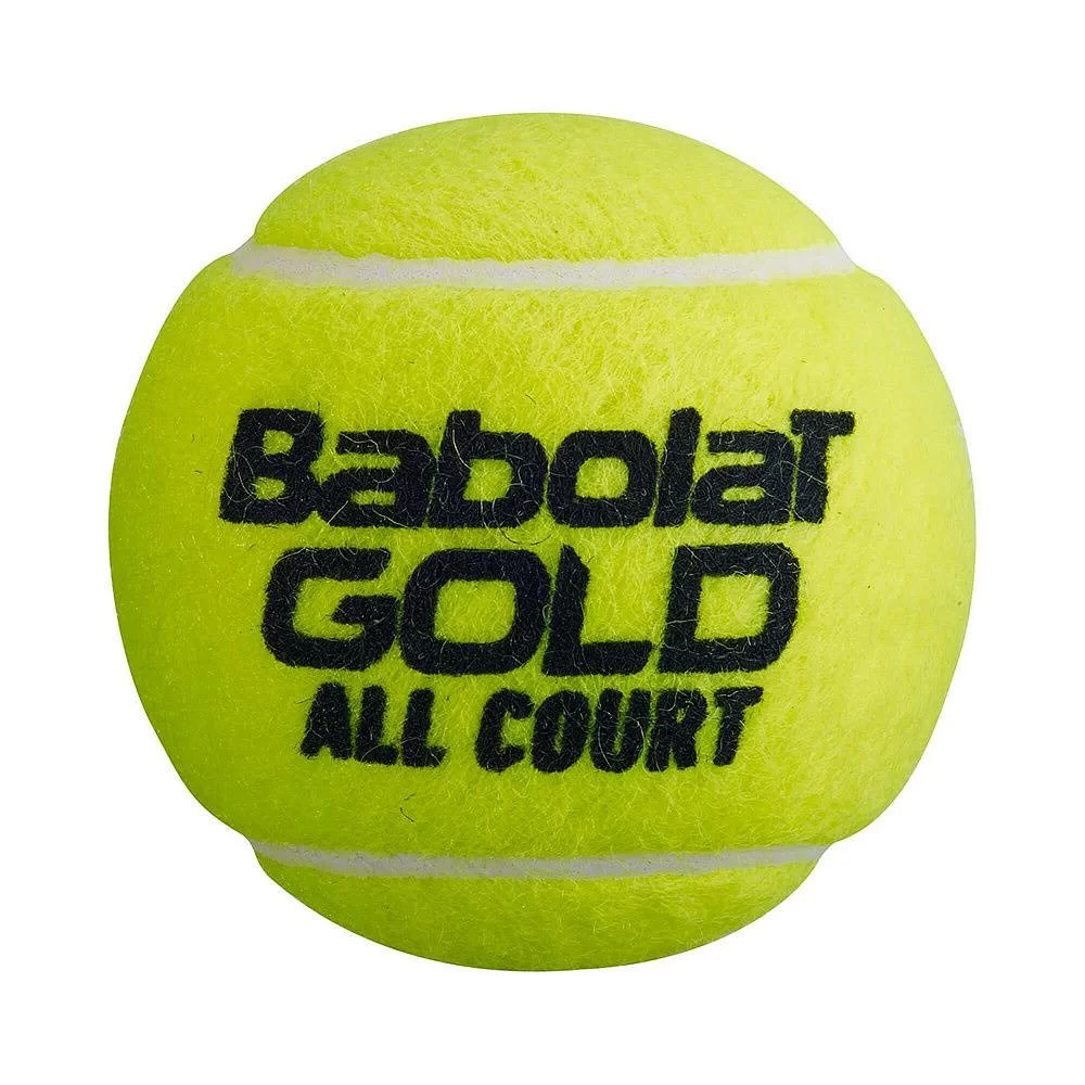 Реальное фото Мяч для тенниса Babolat Gold All Court 3B 1 шт 501086 от магазина СпортЕВ