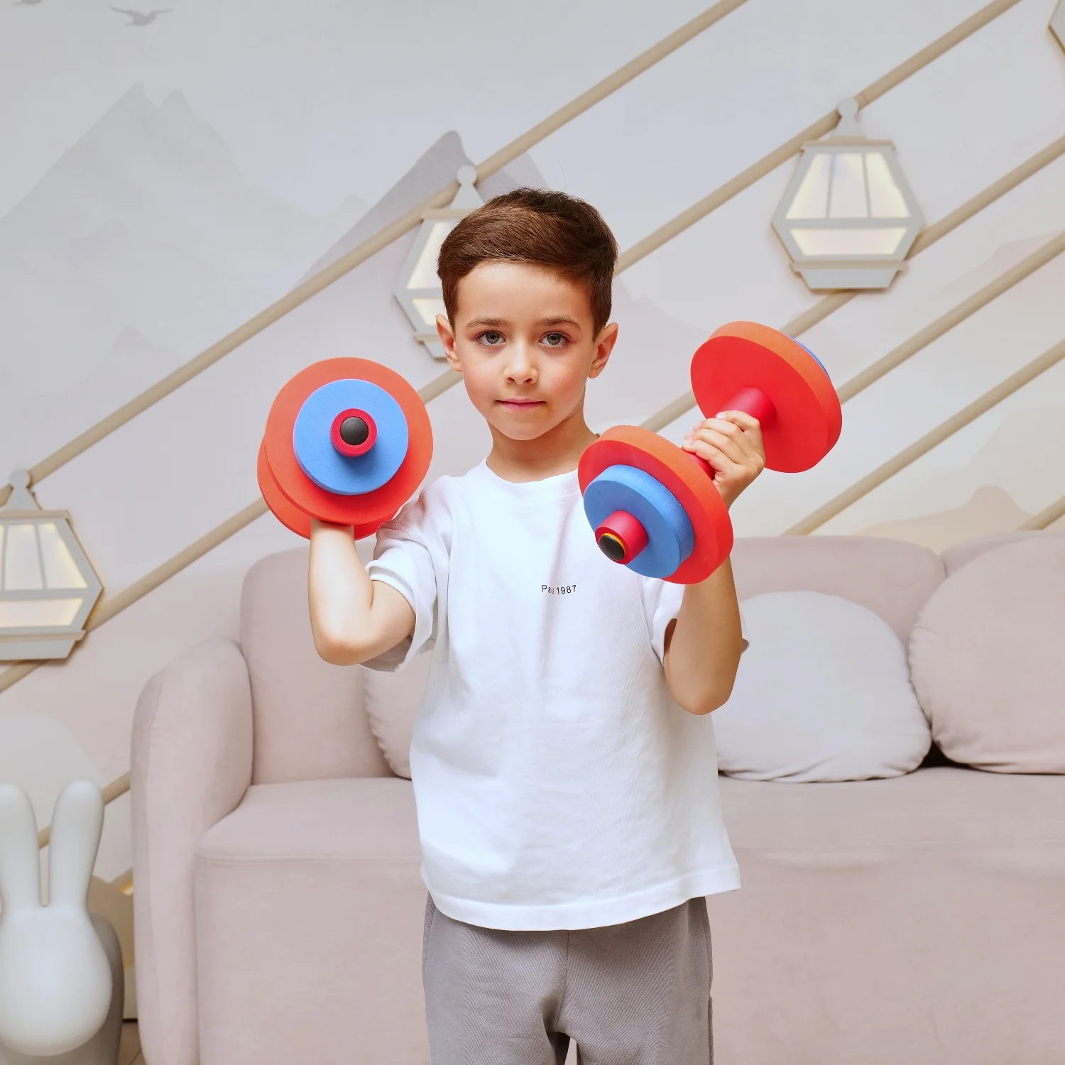 Реальное фото Гантели детские DFC (комплект 2 шт) VT-2009 от магазина Спортев