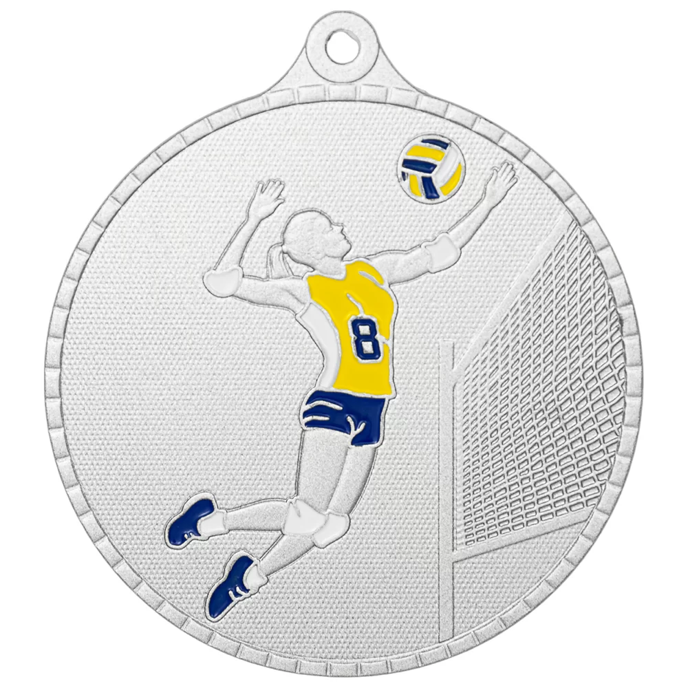 Реальное фото Медаль MZP 623-55/S волейбол женский (D-55мм, s-2 мм) от магазина СпортЕВ