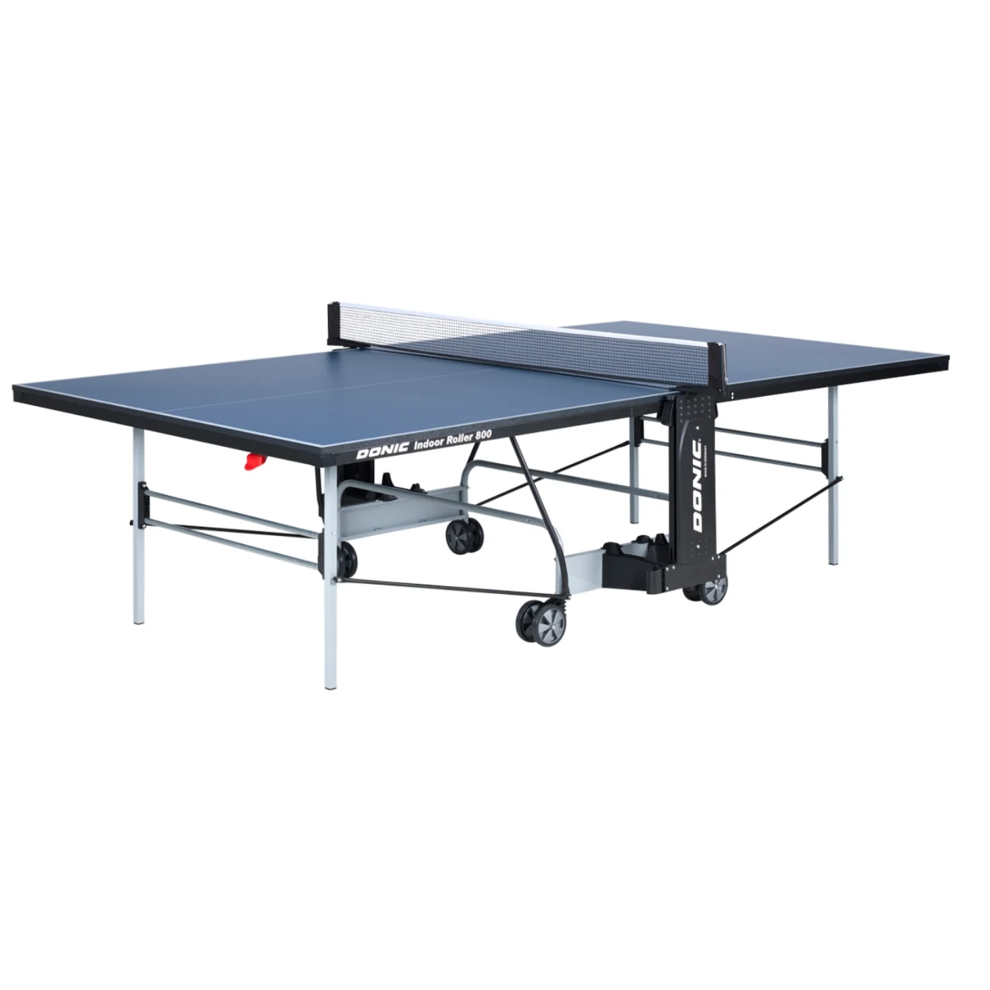 Реальное фото Теннисный стол DONIC INDOOR ROLLER 800 BLUE 230288-B от магазина Спортев