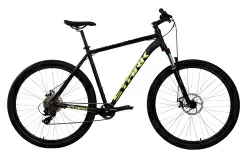 Велосипед Stark Hunter 29.2 D (2024) черный/зеленый неон