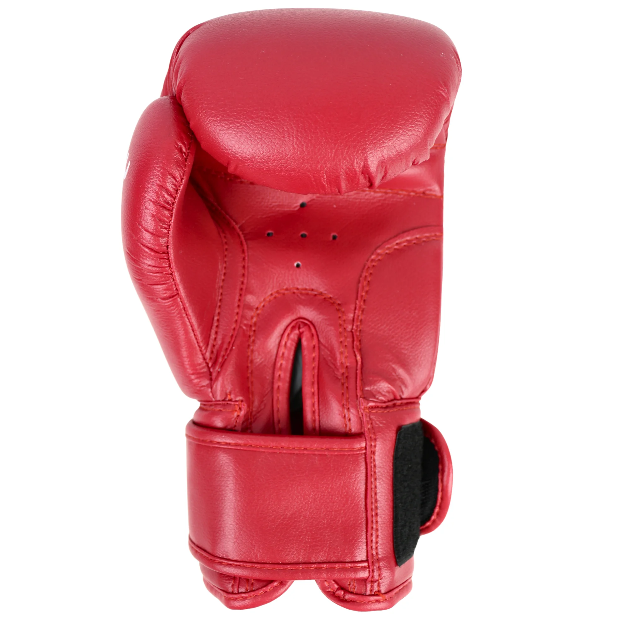 Реальное фото Перчатки боксерские OxxFire Start красные 4494 от магазина Спортев