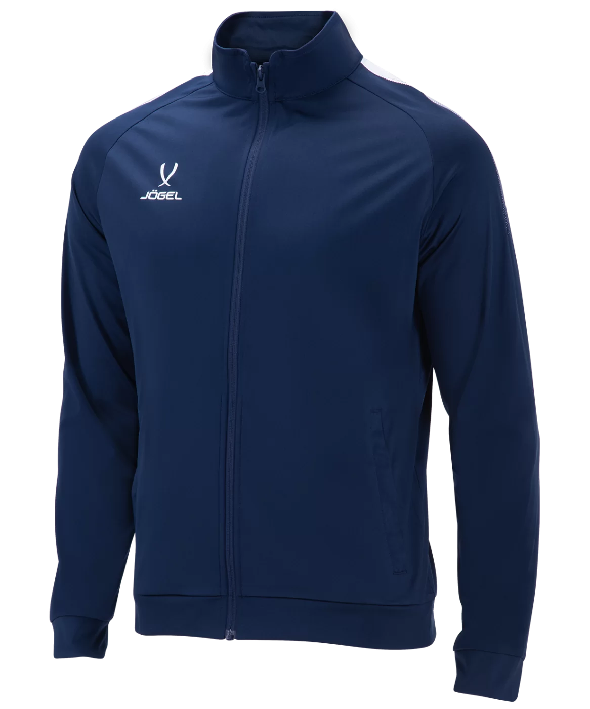 Реальное фото Олимпийка CAMP Training Jacket FZ, темно-синий Jögel от магазина Спортев