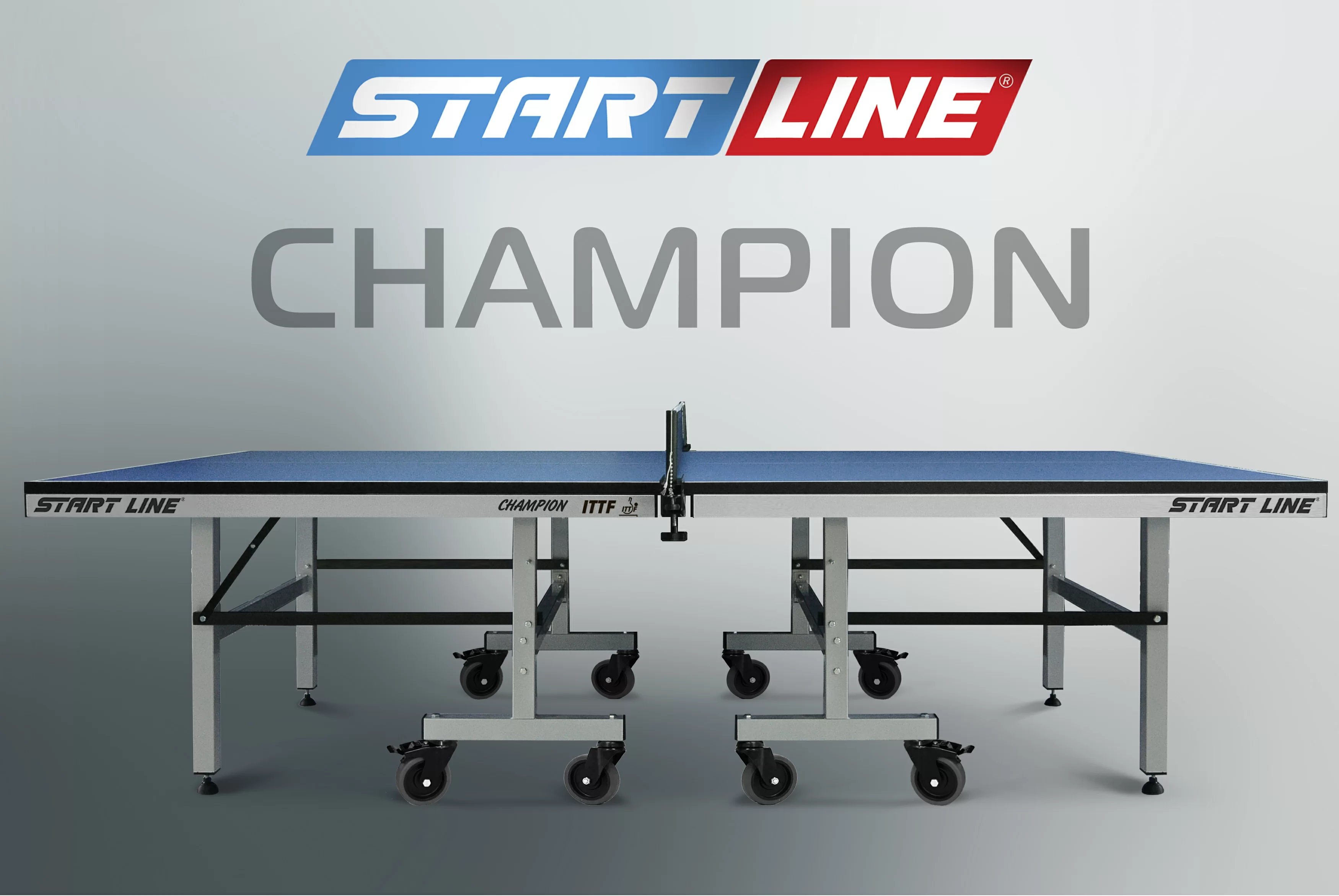 Стол теннисный Champion Реальное фото Стол теннисный Champion от магазина Спортев