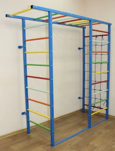 Реальное фото Детский спорт.комплекс мини-П2 160 пристенный от магазина Спортев