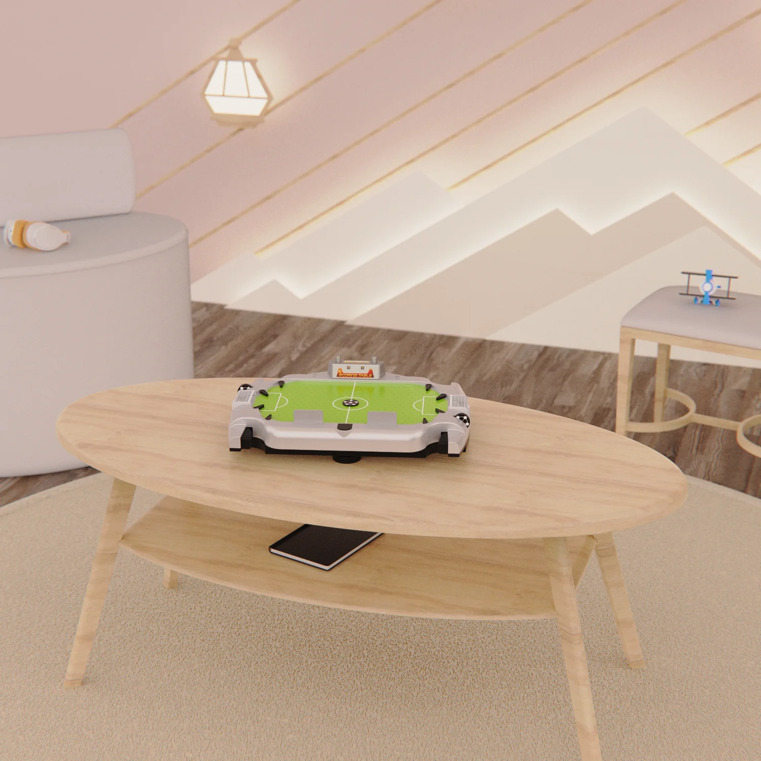 Реальное фото Игровой стол - футбол DFC SB-ST-2511 от магазина Спортев