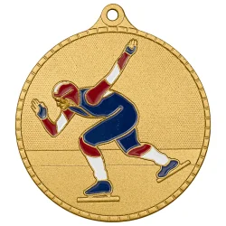 Медаль MZP 633-55/G конькобежный спорт (D-55мм, s-2 мм)