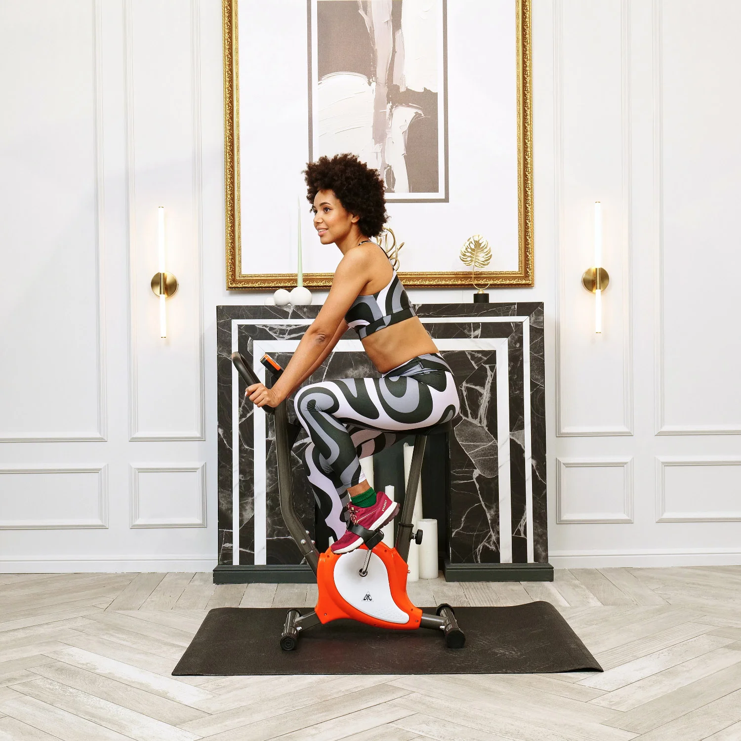 Реальное фото Велотренажер DFC B8005 от магазина Спортев