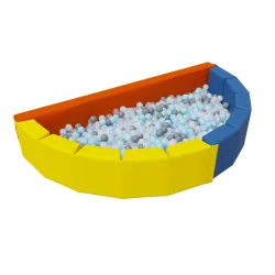 Сухой бассейн Romana «Ломтик» (стандартный), 300 шариков (Grey mix) ДМФ-МК-12.47.01 (стандартный)