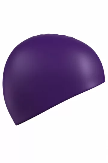 Реальное фото Шапочка для плавания Mad Wave Standard Silicone Cap фиолетовый 9973 0 19 от магазина Спортев