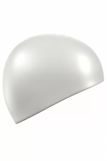 Реальное фото Шапочка для плавания Mad Wave Standard Silicone Cap белый 9973 0 02 от магазина Спортев