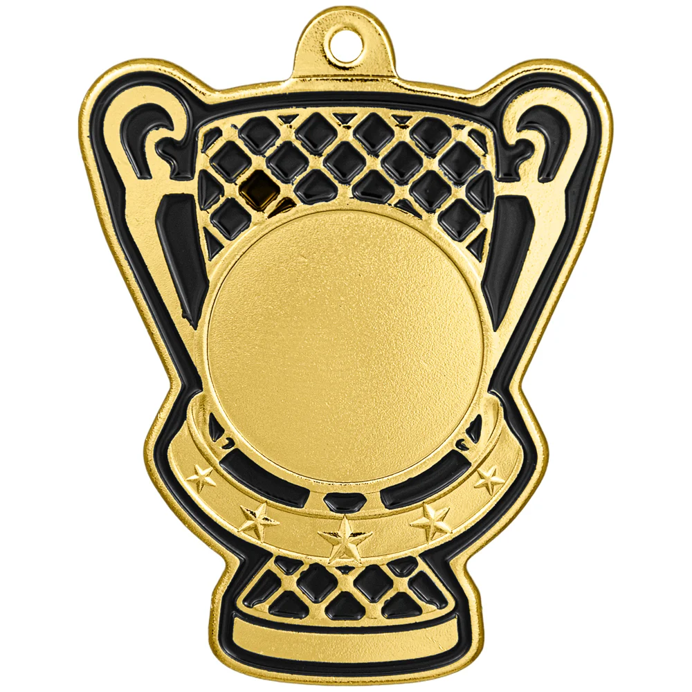 Реальное фото Медаль MZ 58-65/G (50x65мм, D-25мм) от магазина Спортев