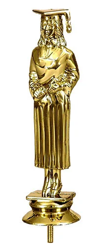 Реальное фото Фигура B341/G выпускник ж. (H-13 см) от магазина Спортев