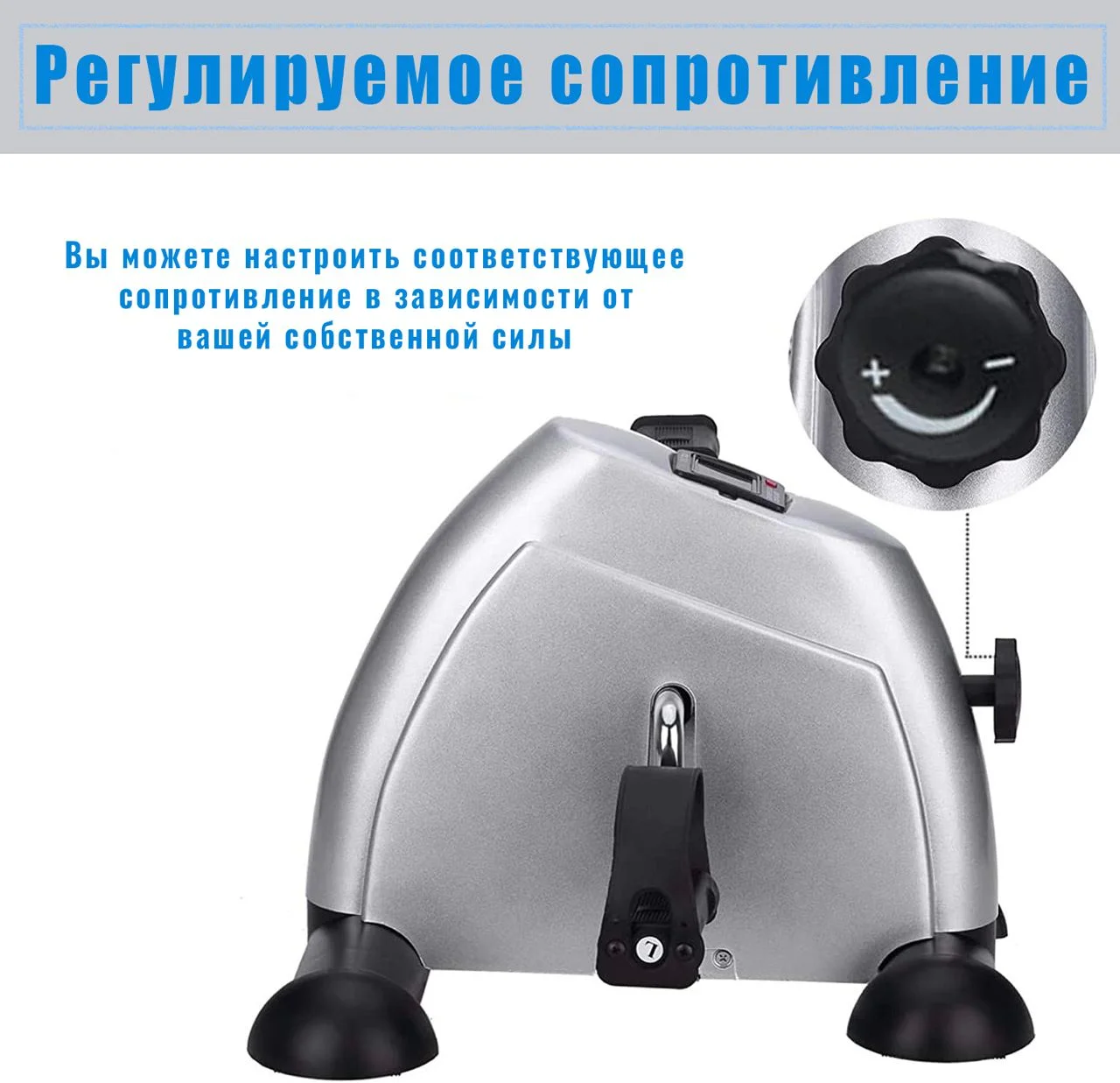 Реальное фото Велотренажер мини DFC B12G от магазина Спортев