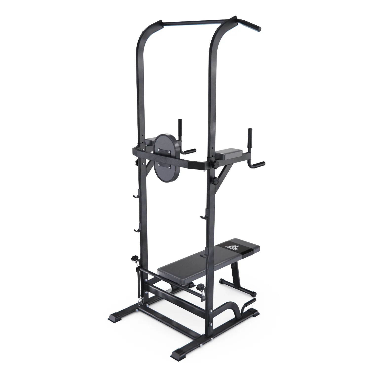 Реальное фото Турник-брусья со скамьей DFC Power Tower G005 от магазина Спортев