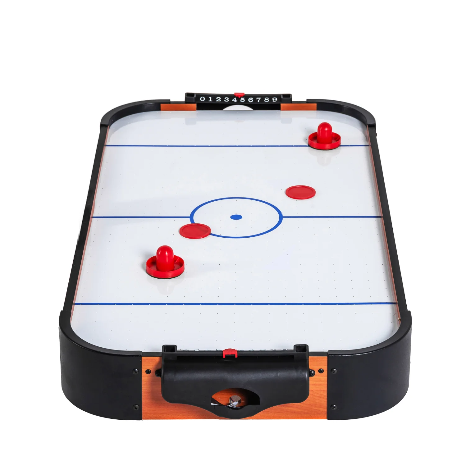 Реальное фото Игровой стол - аэрохоккей DFC LION мех.счетчик HM-AT-36003 от магазина Спортев