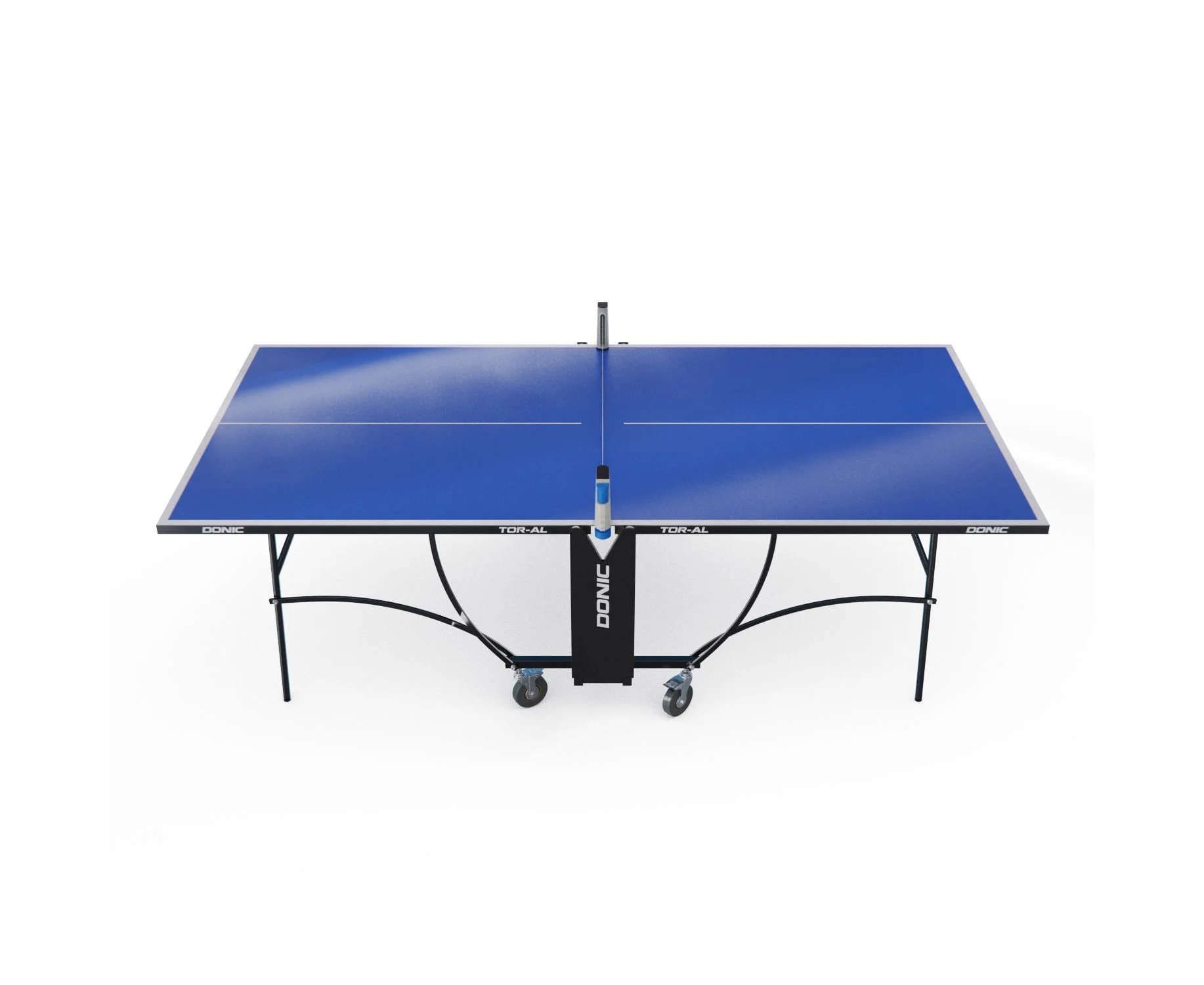 Реальное фото Теннисный стол DONIC Tornado-AL-Outdoor, 4 мм, синий (три коробки) TOR-AL от магазина Спортев