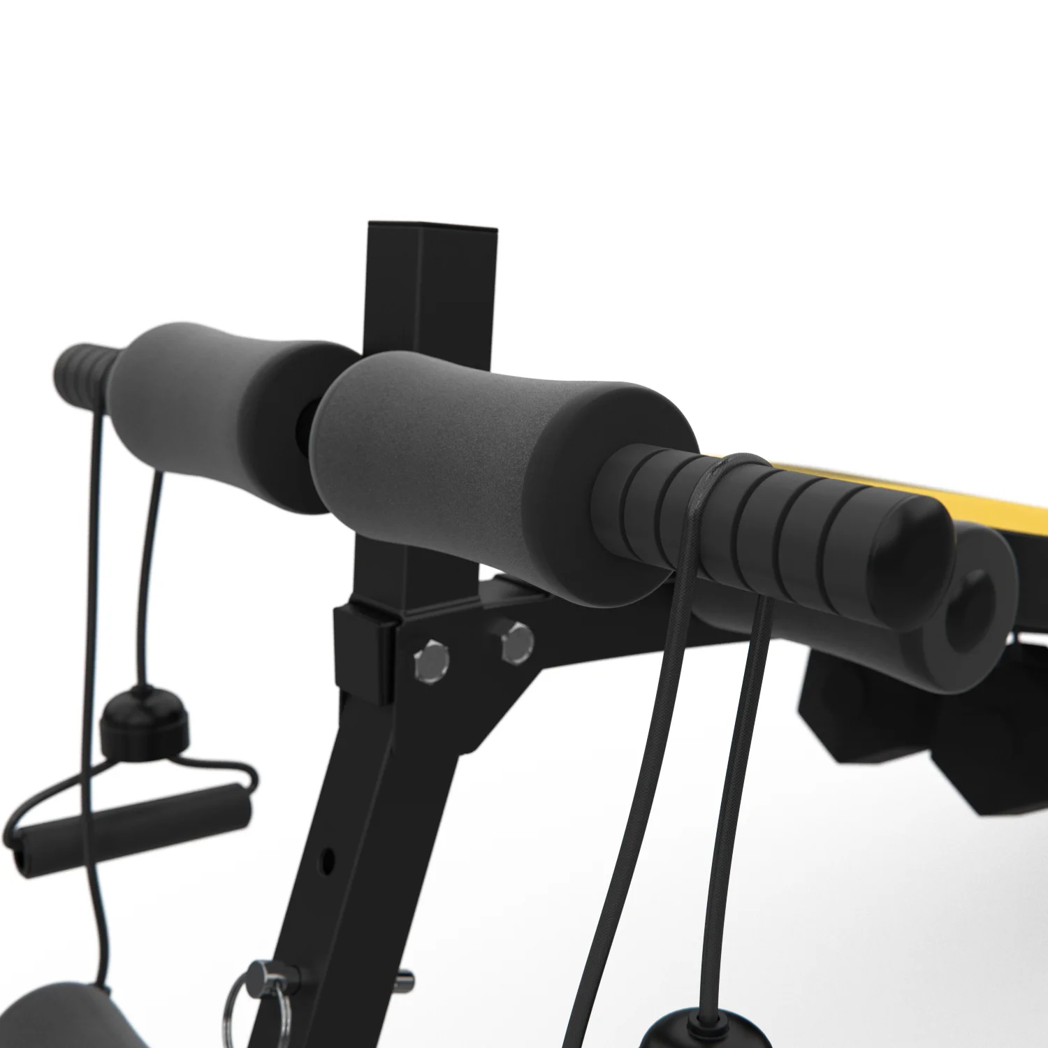 Реальное фото Скамья для пресса DFC гантели, эспандеры D102RY от магазина Спортев