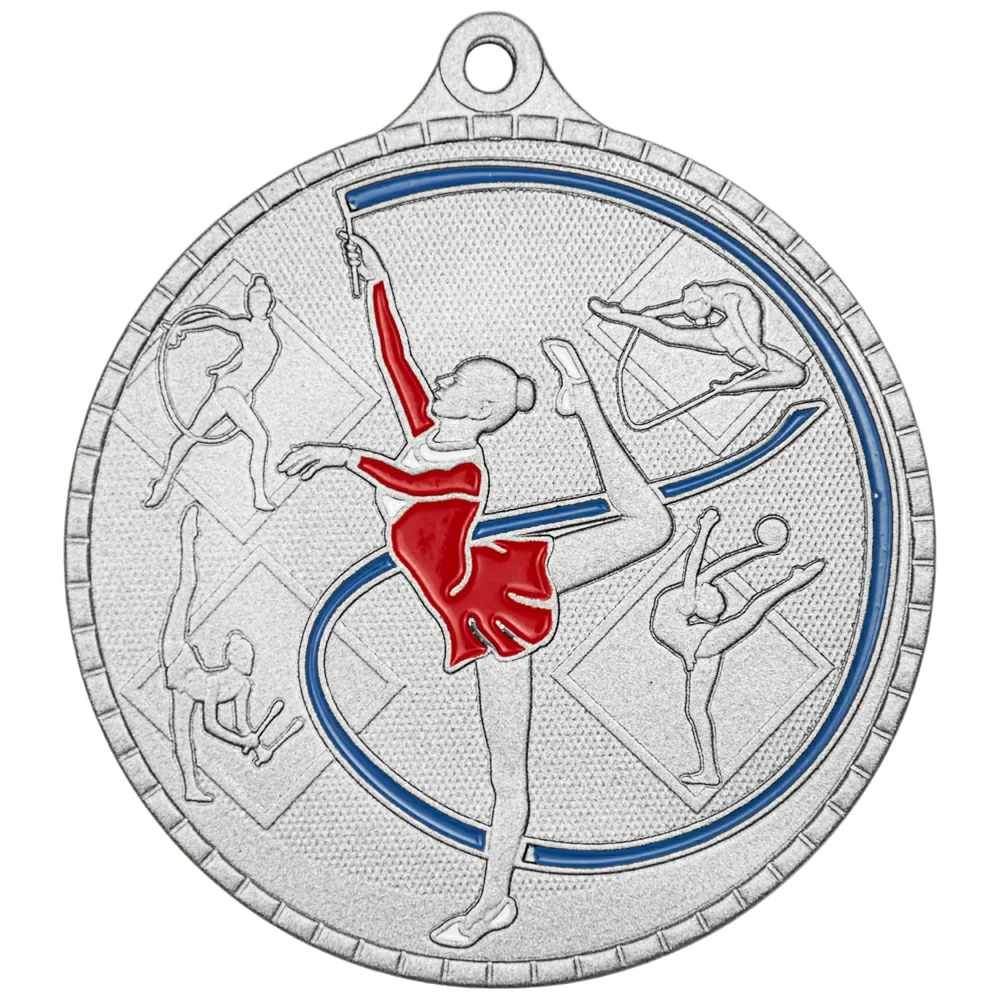 Реальное фото Медаль MZP 640-55/SМ художественная гимнастика (D-55мм, s-2 мм) от магазина Спортев