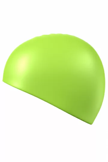 Реальное фото Шапочка для плавания Mad Wave Standard Silicone Cap зеленый 9973 0 10 от магазина Спортев