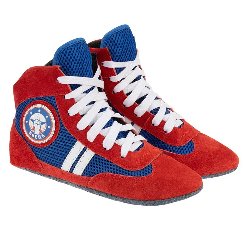 Реальное фото Самбовки Боецъ БНЗ-05КС красный/синий от магазина Спортев