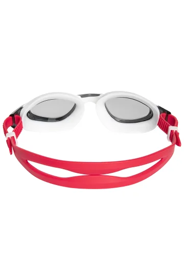 Реальное фото Очки для плавания Mad Wave Swim guard белый M0424 17 0 02W от магазина Спортев