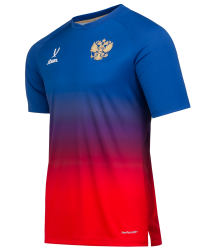 Футболка разминочная JOGEL NATIONAL PerFormDRY Pre-Match Tee, сине-красный