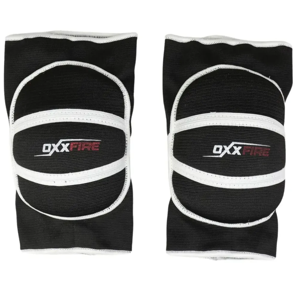 Реальное фото Наколенники волейбольные OxxFire черные 4754 от магазина Спортев
