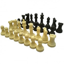 Шахматные фигуры D26162 6 см пластик матовый