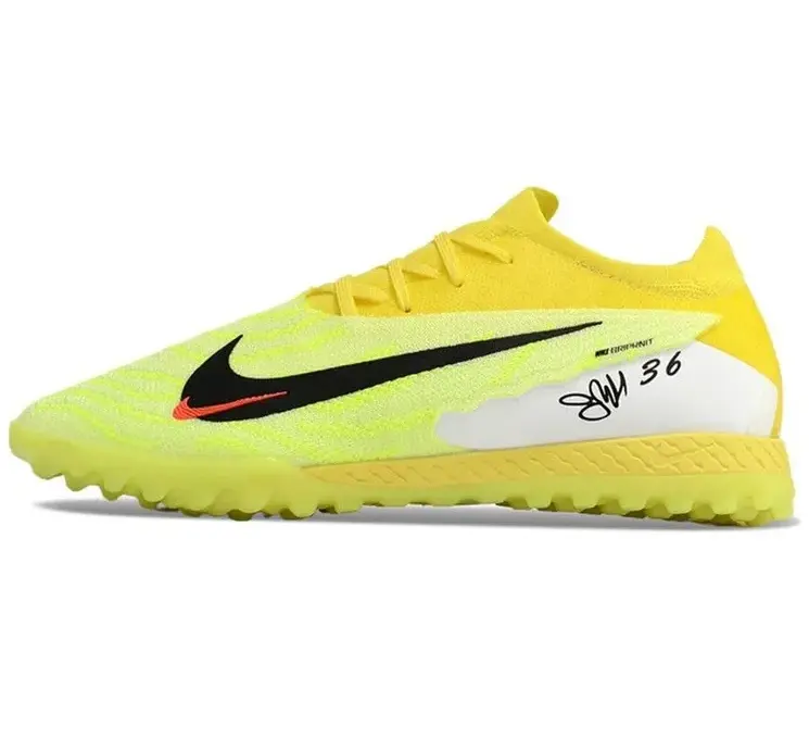 Бутсы Nike Phantom GX Elite turf зеленый/лимон Реальное фото Бутсы Nike Phantom GX Elite turf зеленый/лимон от магазина Спортев